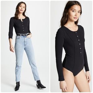 Free People Frankie Henley Thong Bodysuit